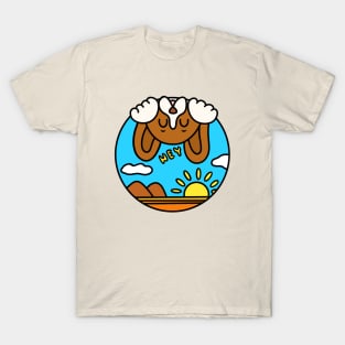 Funny playful cartoon beagle T-Shirt